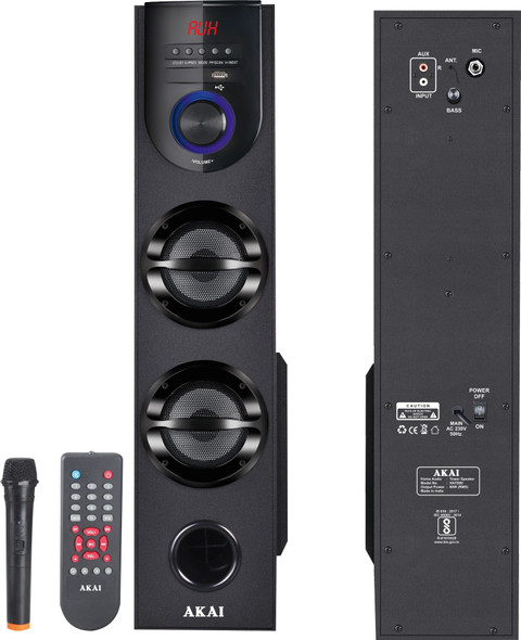 Buy Akai HA-TS60 Party Speaker Extreme bass Karaoke Support with