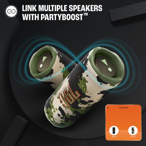 Buy JBL Flip 6 with 12Hr Playtime, Customize Audio by App,IP67