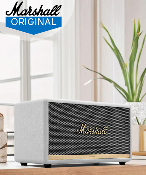 Marshall Stanmore II ホワイト Marshall Stanmore II Wireless Bluetooth Powered Speaker