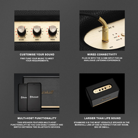 Buy Marshall Stanmore II 80 W Bluetooth Speaker Online from