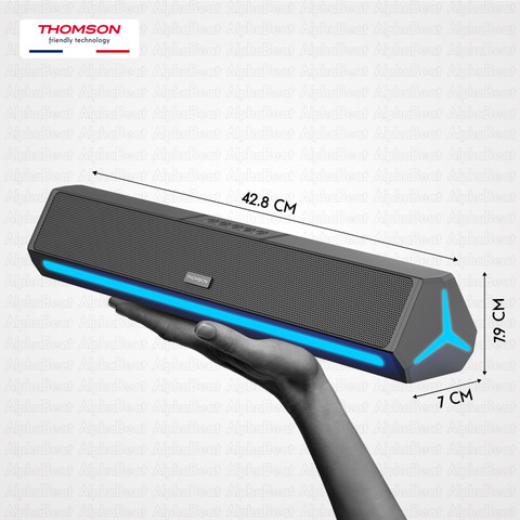 Thomson AlphaBeat25 2000 mAh Battery I Portable I RGB Light 25 W  Bluetooth Soundbar