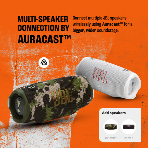 Buy JBL Charge 6,Powerful Pro Sound with AI Sound Boost,28 Hrs