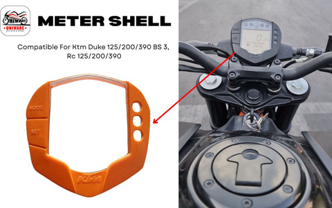 Uniware Bike Meter Shell (Speedometer Top Cover Upper Case Only