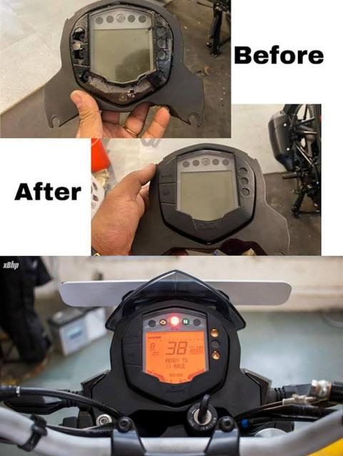 Uniware Bike Meter Shell (Speedometer Top Cover Upper Case Only