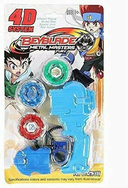 FLIPBOAT 4D Metal Fusion Beyblades Grey Color, System beyblades,