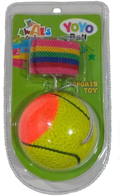 BKDT Marketing YoYo Ball Wrist Stringed Rubber Ball -Through