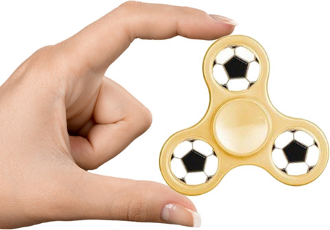 PREMSONS Fidget Spinner Football Metal Triangular Head Ultra Speed