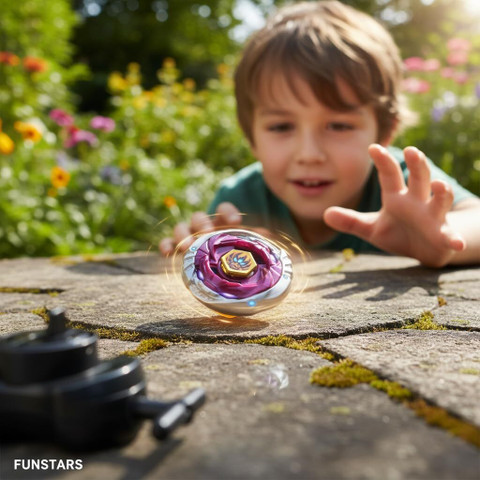 Funstars Phantom Orion B:D Metal Fusion Spinning Top with String