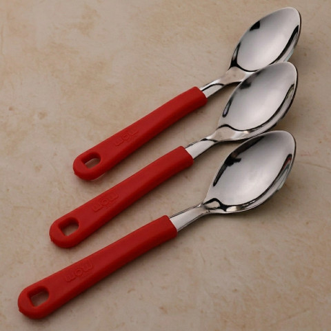 supermom Stainless Steel Tea Spoon Set | 6 Piece Durable Spoons