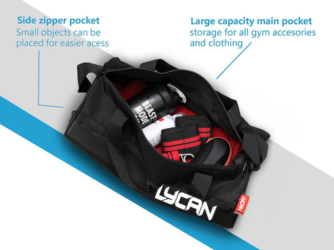LYCAN Sports bag/Duffel Bag Duffle/Shoulder/Gym Bag for Men