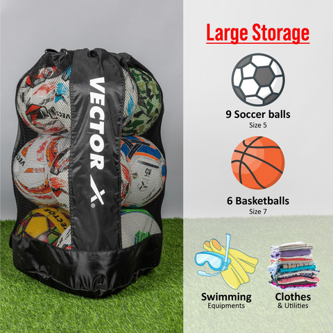 VECTOR X Extra Large Sports Ball Carrying Bag for Balls Buy