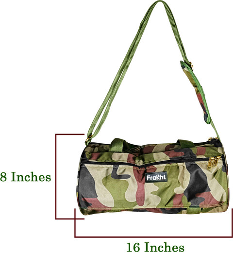 frokht ™ Military Color Shoulder Duffle Bag For Traveling Coaching