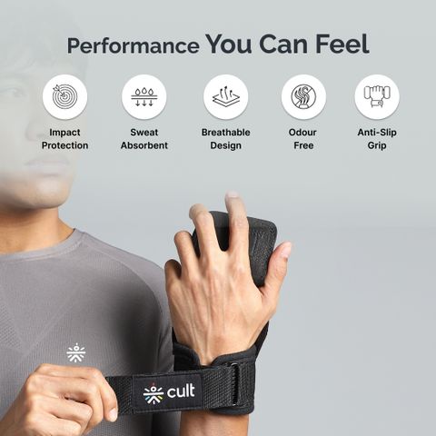 Cult OPGLOVES5 Gym & Fitness Gloves (Black) - Image 7
