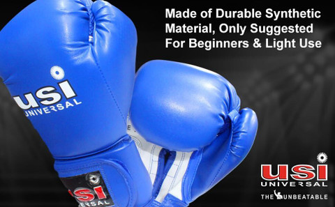 usi Boxing Gloves, Lite Contest Training Durable PU Made Light Weight 12oz  Boxing Gloves