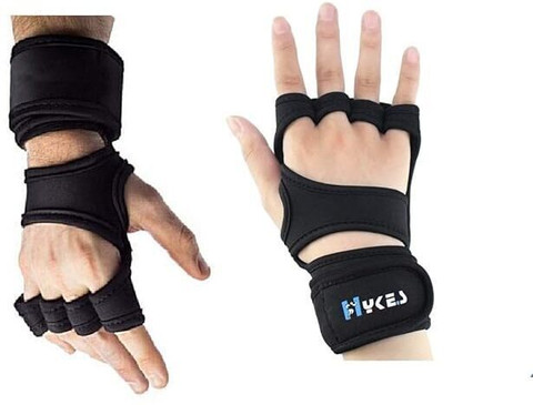 Hykes Gym Gloves for Men Women Gym Hand Gloves Gloves with Wrist Support  Weightlifting Gym Fitness Gloves