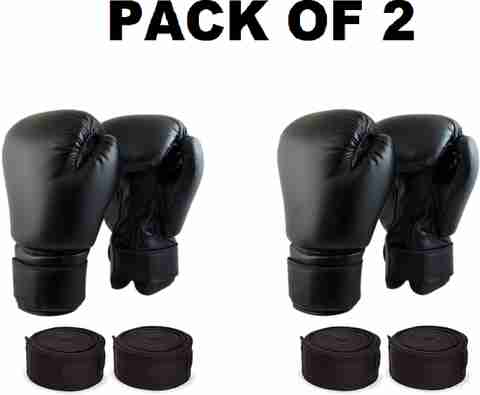 Monika Sports Training Boxing Gloves With Handwrap (Boxing Tape) Pack of  Boxing Gloves