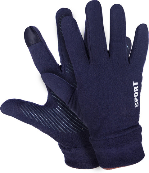 zaysoo Anti Slip Riding Gloves Touch Screen Friendly Gloves Riding Gloves  (Blue) Riding Gloves