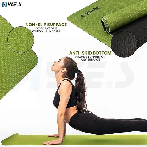 BOLDFIT Yoga Mat for Men Women Yoga Mat 6mm Exercise Mat Tpe Gym