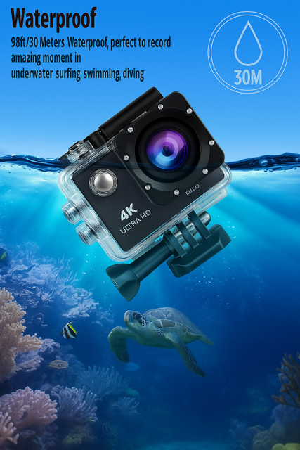 AUSHA 4K M18 Action Camera 4k20MP Wifi 30M Waterproof Action