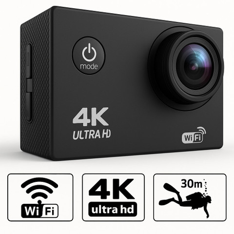 Dox 4k H2 Sports Camera Action Camera 2k12MP Wifi 30M Waterproof Action  Camera Sports DV Camcorder Sports and Action Camera