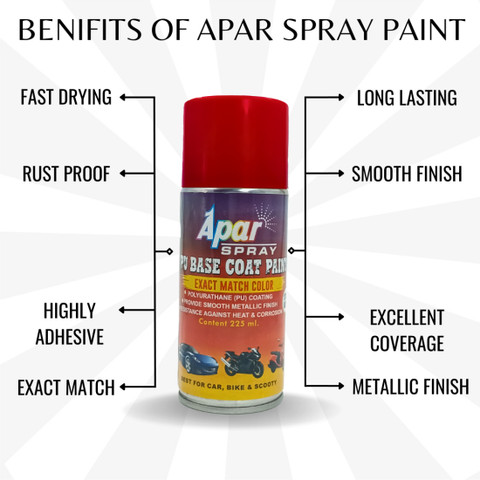 apar Automotive Spray Paint Phoenix Orange Pearl (RC Colour