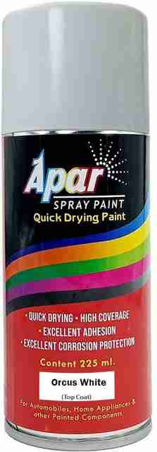 aip⭐︎ apar Spray Paint Orcus White (RC Colour Name) Compatible for Tata