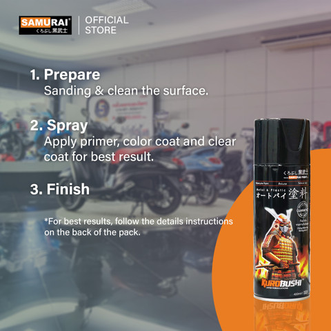 Samurai Kurobushi Yamaha Motorcycle Paint Colours Y279 Red Spray