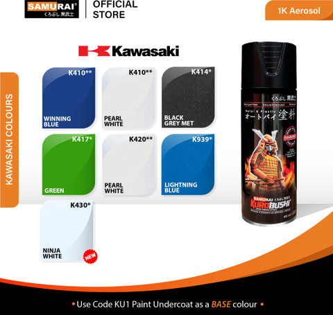 Samurai Kurobushi Kawasaki Motorcycle Paint Colours K939 LIGHTNING