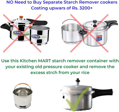 Starch Remover Ultra Pressure Cooker Litre ULTRA DURACOOK DIET L
