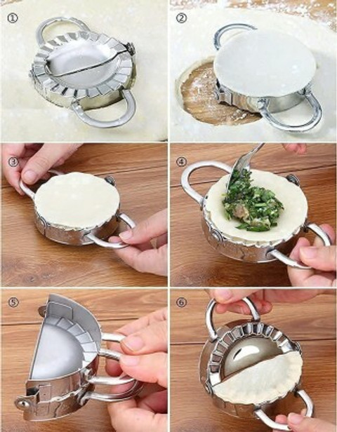 Dhupgarh DG9 Stainless Steel Momos Maker.Momo Maker Mould Shape