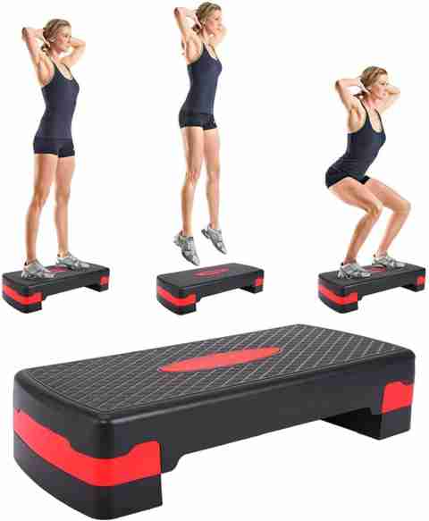 Leosportz Adjustable 27'' Fitness Aerobic Step Adjust 4