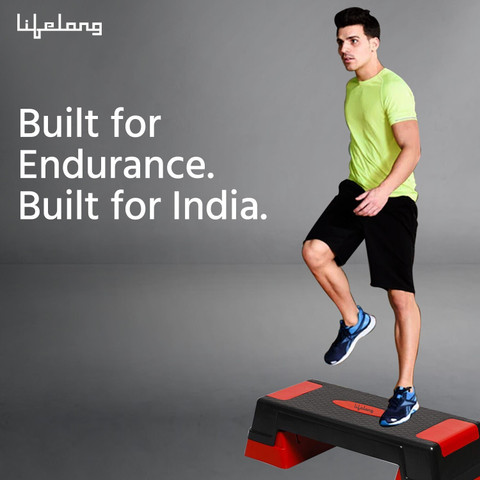 Lifelong Premium Aerobic Stepper For Exercise With Adjustable