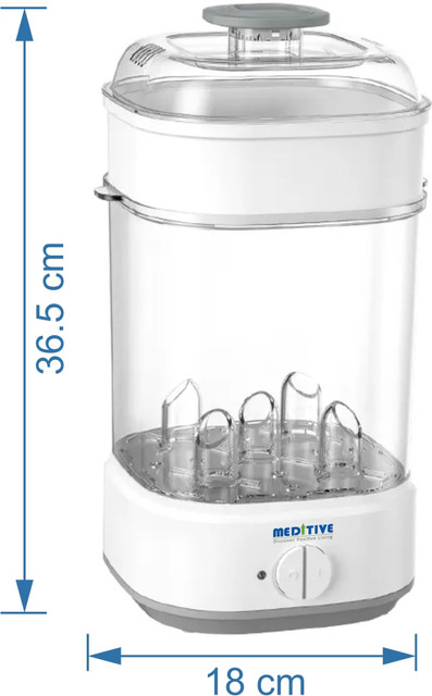 MEDITIVE White Electric Sterilizer Warmer Buy Baby Care