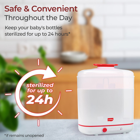 LuvLap White Red Electric Sterilizer Buy Baby Care Products in