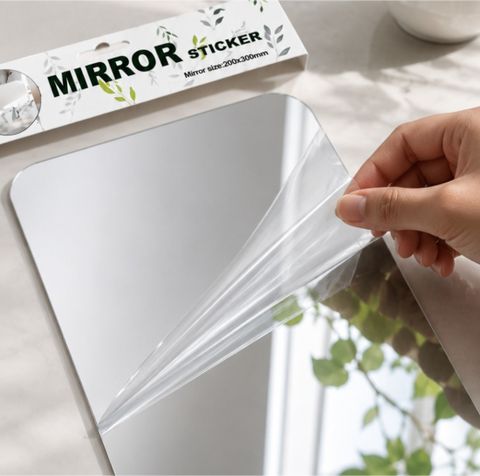 RadheKrishna Enterprise 30 inch 20x30 cm Frameless Mirror Stickers - Image 6