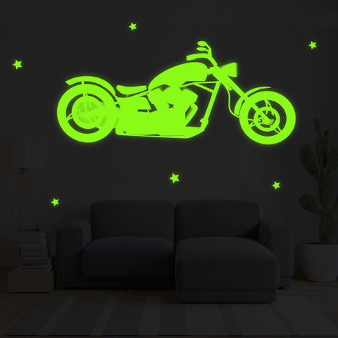 Ashamohar 29 cm Dark Galaxy of Stars BIKE Radium Night Glow wall