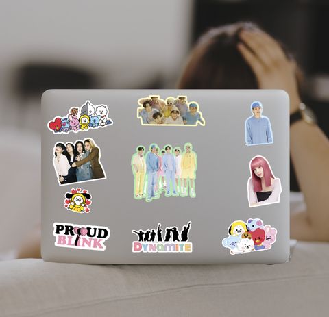 The K Fandom 21 cm BTS - BLACKPINK - TXT - Enhypen Stickers Total