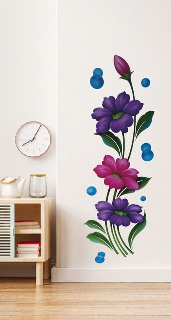 Approach Decor 91 cm vintage flower wall sticker for kids room