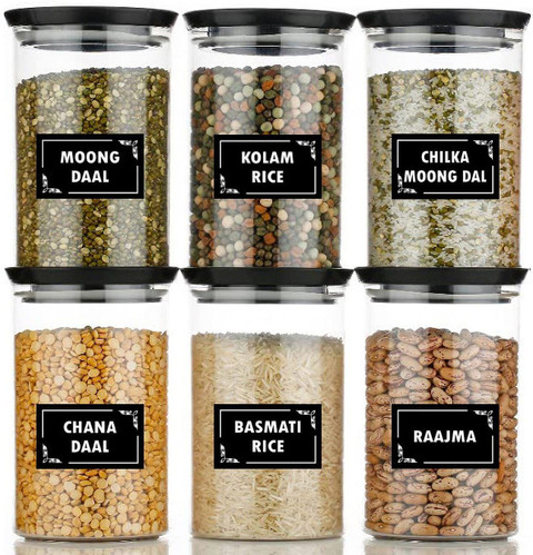 RSB HUB cm Spices jar stickers/Labels for Jars Containers
