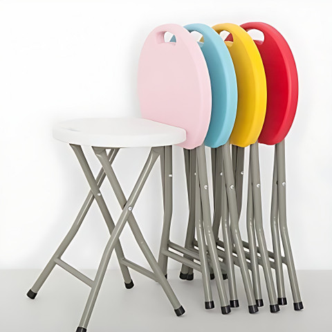 PARASNATH Portable Plastic Folding Metal Leg Step Stool (Color - Main Image