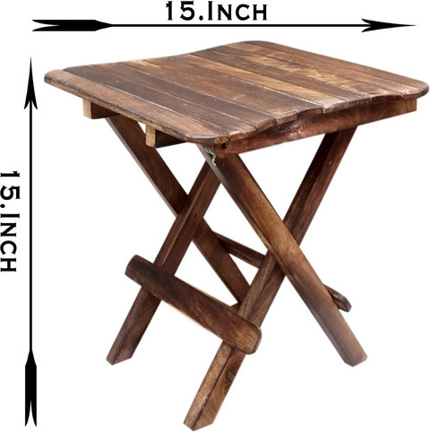 wood city handicrafts Wooden Foldable Stool Stool Price in India
