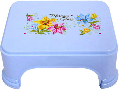 Patla Bath Stool Plastic KUBER INDUSTRIES Plastic Rectangular