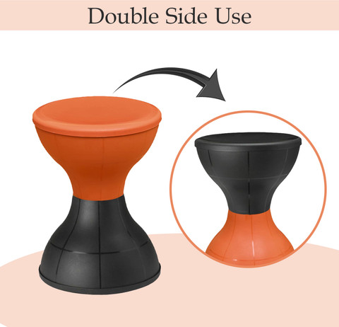 KUBER INDUSTRIES Damroo Style Both Sided Plastic Sitting For