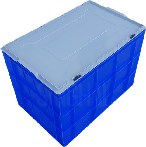 Singhal Plastic Multipurpose Crates 600x400x425 MM Crate with Lid