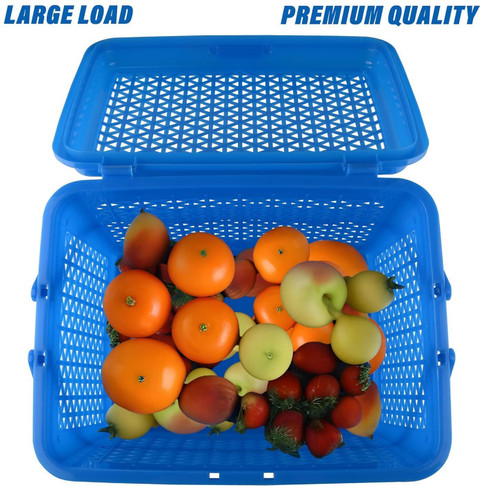 HOMESTIC Plastic Multipurpose Trendy Shopping Small Basket with