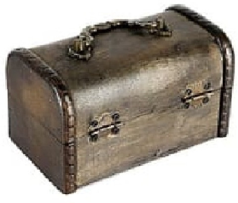 53 Arts Wooden Box Antique Design Brown (1 Pcs) Storage Box Price
