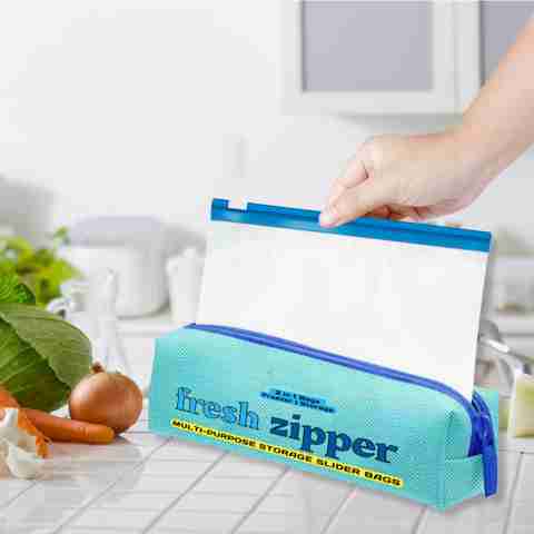 GreenTwish Fresh Zipper Vegetable Ziplock Bags Size: Small (8 x