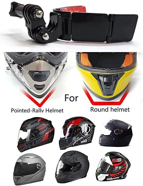 Adofys Full Face Motocross Helmet Chin Strap Mount Kit for Go Pro Hero  10/9/8/7 Strap
