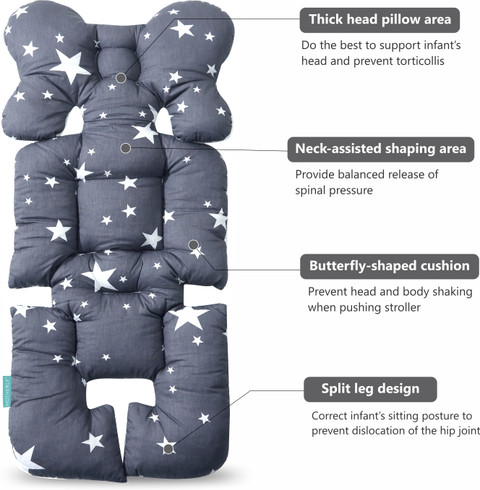 MOTHERLY Baby Stroller Seat Cushion Stroller Pram Pad Price in