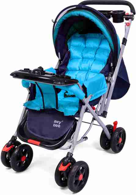 BeyBee Baby Stroller/Pram with Food Tray Luggage Bag with Music